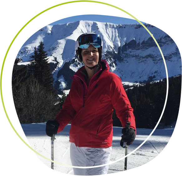Skiing holiday
