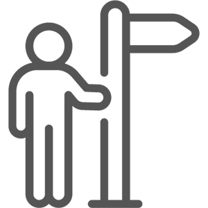 Signpost icon